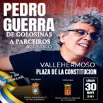 Pedro Guerra encabezará la programación del Día de Canarias en Vallehermoso