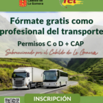 El Cabildo de La Gomera facilita cursos de formación para transporte profesional de viajeros y mercancías