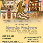 La Asociación Joven Tagoror organiza una ruta guiada por el centro histórico de San Sebastián dentro de las Fiestas del Carmen 2026