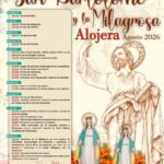 Alojera celebra el centenario de la Virgen Milagrosa con unas fiestas llenas de tradición y convivencia