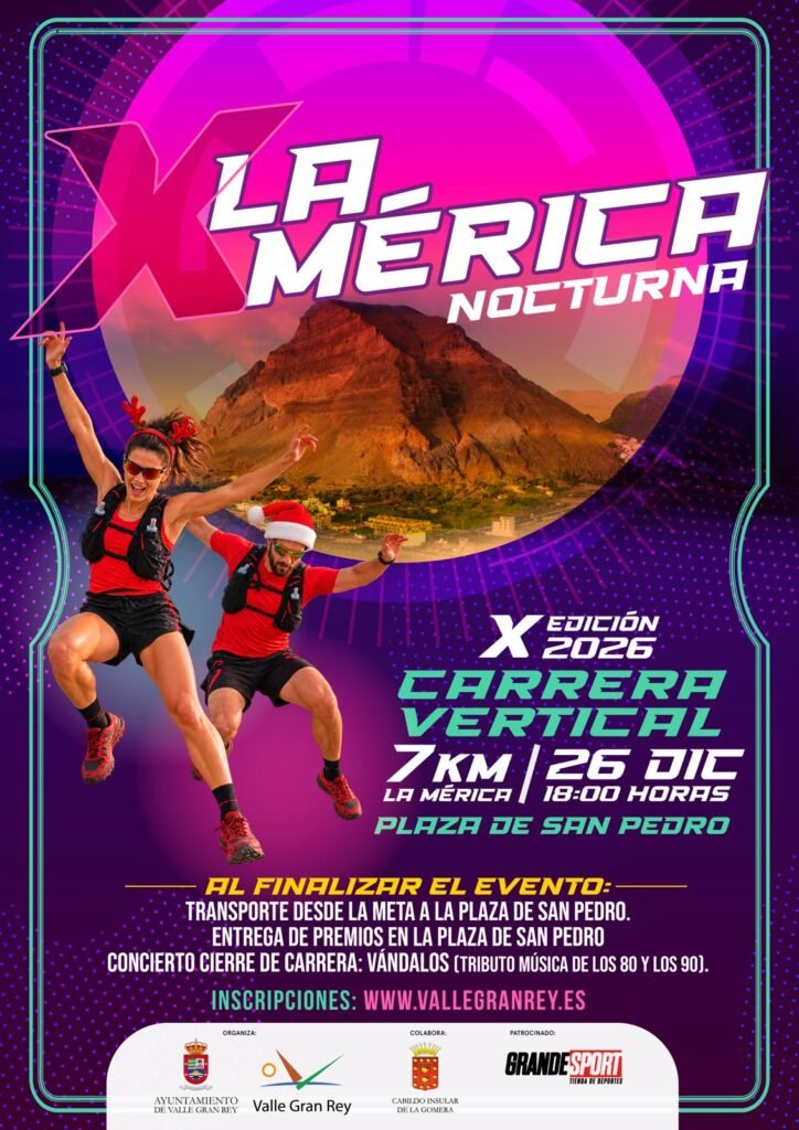 Valle Gran Rey abre las inscripciones para la décima edición de la Carrera Vertical La Mérica