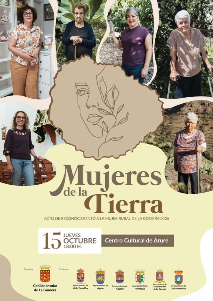 La Gomera homenajea a seis mujeres del ámbito rural con motivo del Día Internacional de las Mujeres Rurales