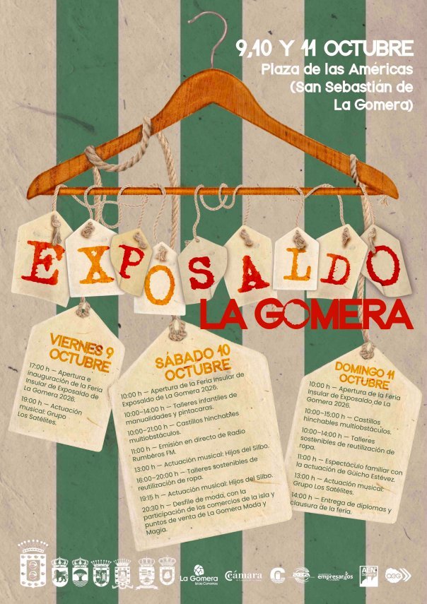 Exposaldo La Gomera reúne a una treintena de comercios con tres jornadas de actividad en la Plaza de Las Américas