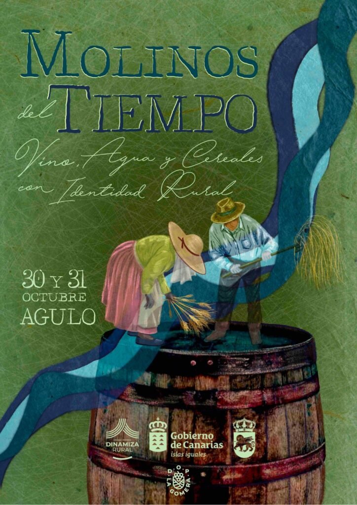 Agulo recupera la memoria del agua, los cereales y la viña con ‘Molinos del Tiempo’
